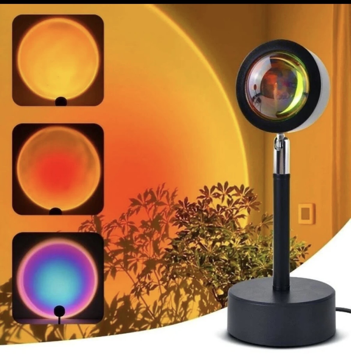 Lampe Sunset projecteur d'ambiance LED