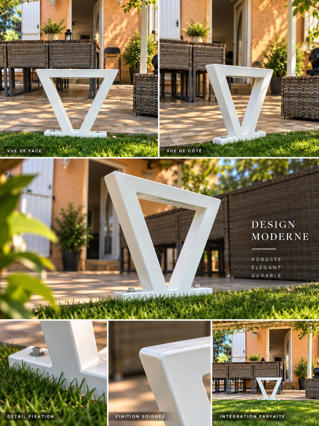 HALO Outdoor LUMÉA, vues et détails du design